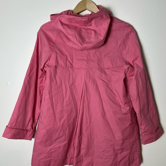 Appleseeds Women Jacket Windbreaker Rain Coat Lined Pink Hoodcore Outdoor Cotton - Picture 8 of 14